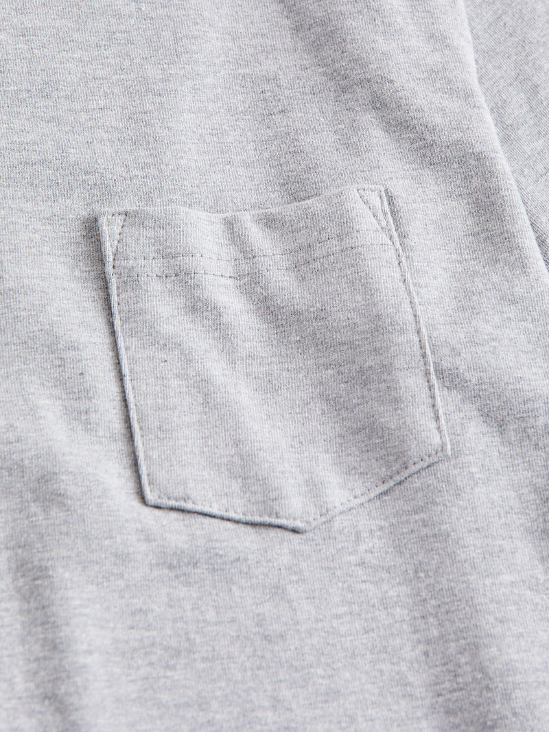 2-Pack Heavyweight Pocket T-Shirts in Heather Grey