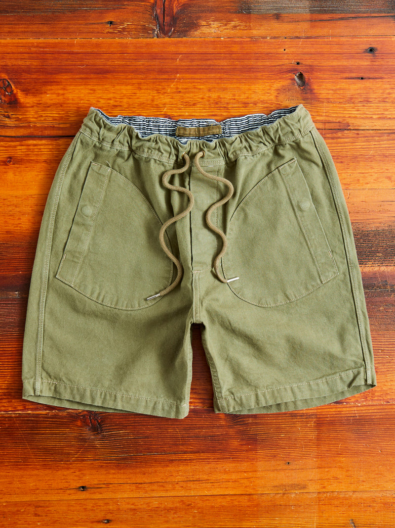 Deck Short in Olive