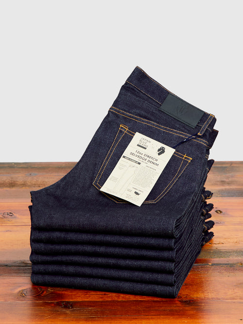 JBO-680 12oz Stretch Selvedge Denim - High Tapered