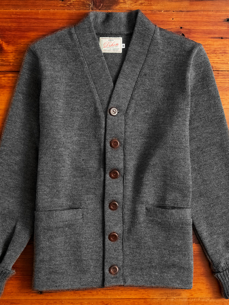 Classic Cardigan in Charcoal