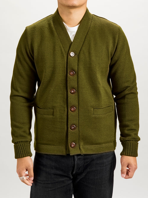 Classic Cardigan in Loden