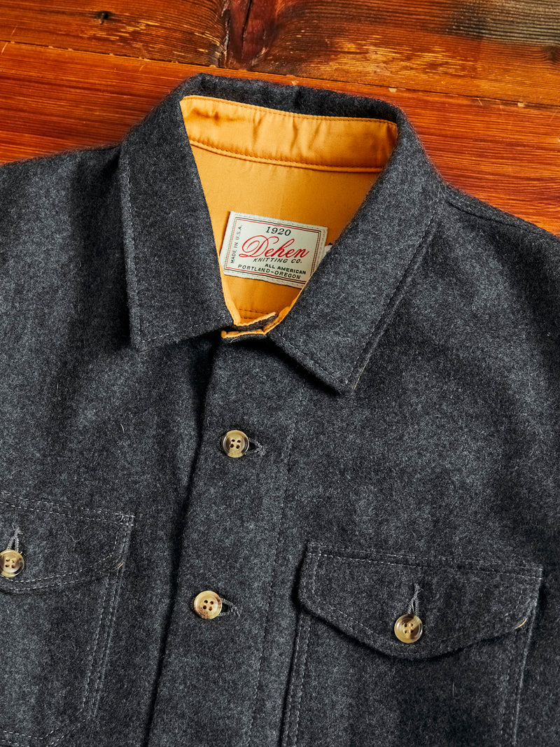 Crissman Overshirt in Charcoal