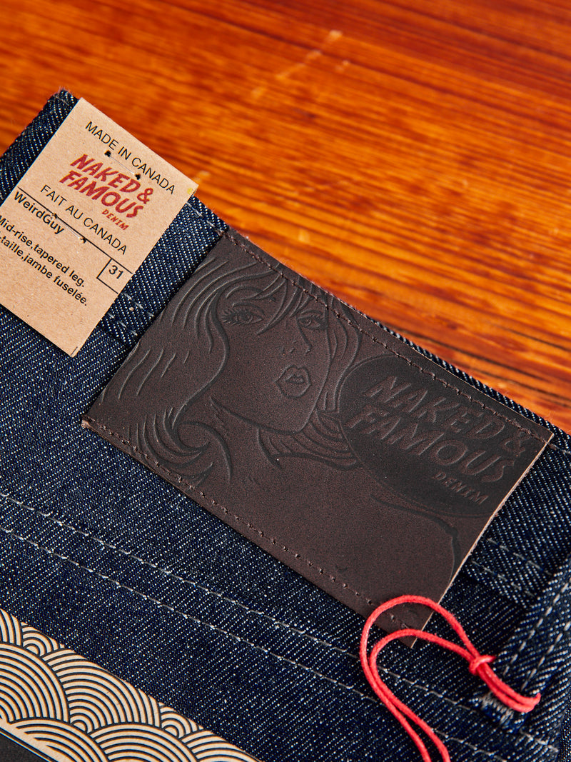 "Indigo Selvedge" 13oz Selvedge Denim - Weird Guy Fit