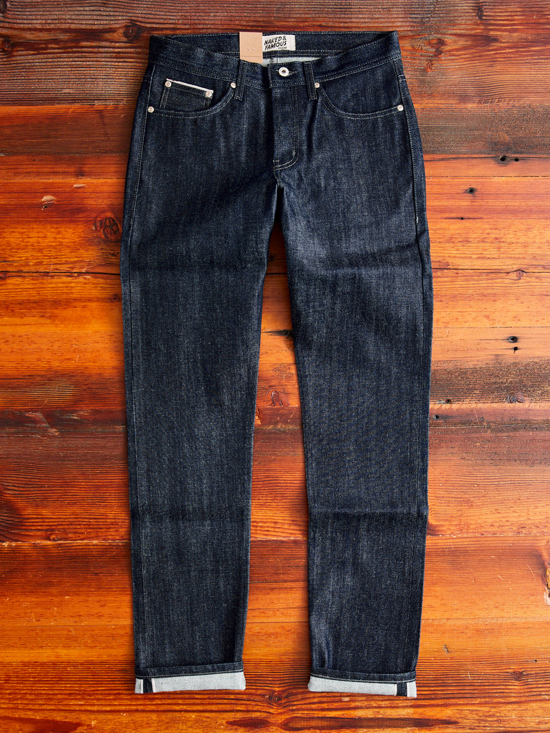 "Indigo Selvedge" 13oz Selvedge Denim - Weird Guy Fit