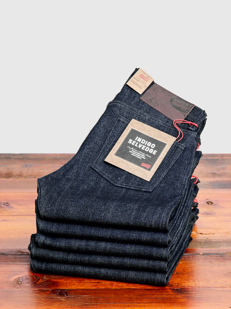 "Indigo Selvedge" 13oz Selvedge Denim - Weird Guy Fit