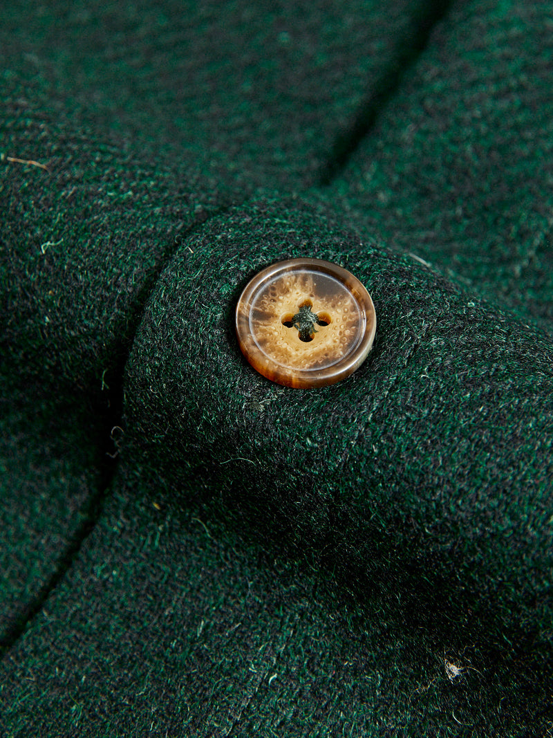 Wool Field Overshirt in Green