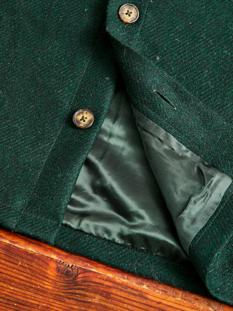 Wool Field Overshirt in Green