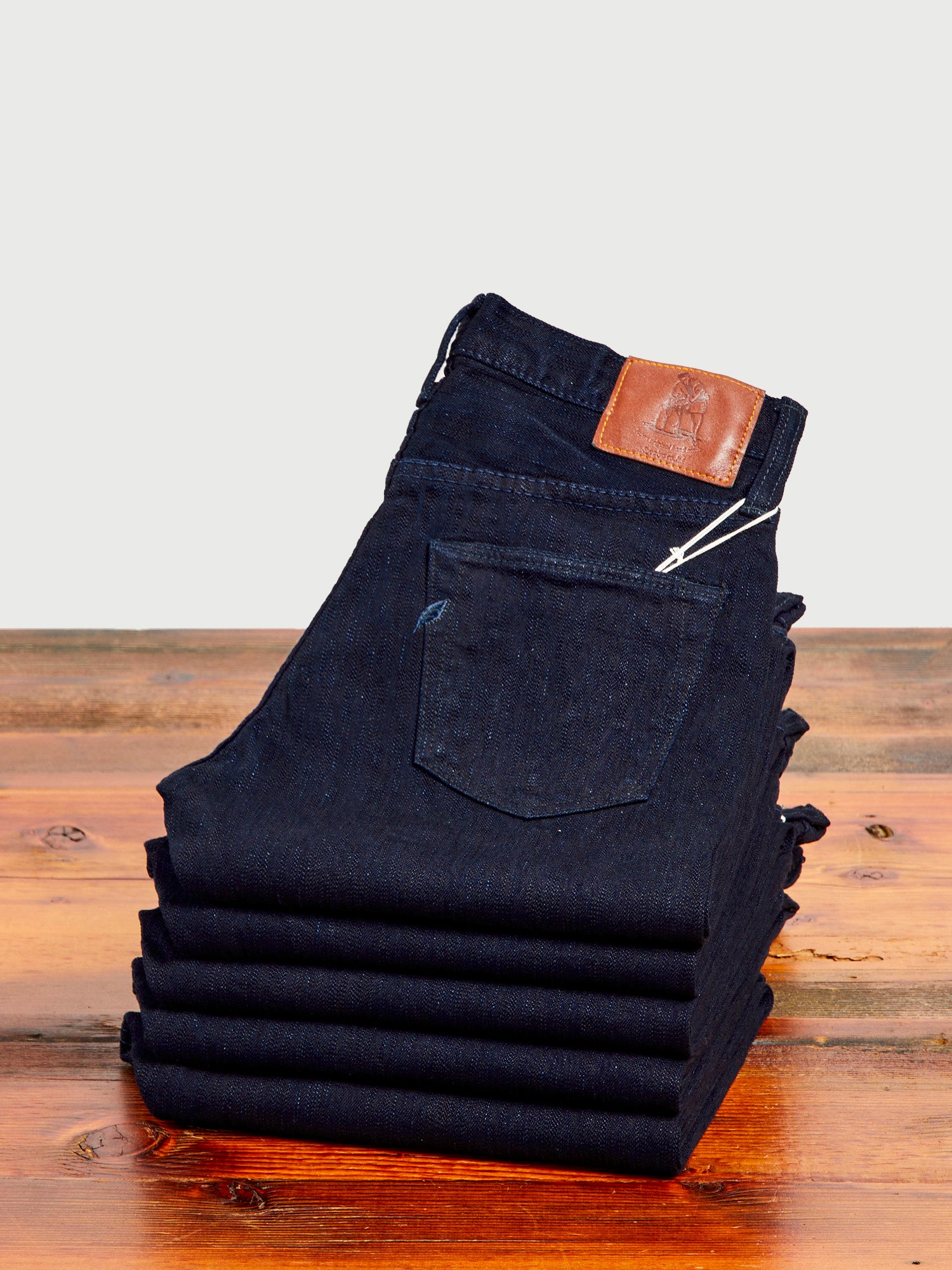 1167-WID 13oz Rinsed Stretch Double Indigo Selvedge Denim - Relaxed Ta –  Blue Owl Workshop