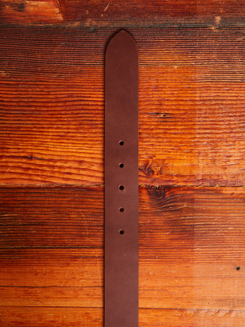 Pioneer Leather Belt in Amber