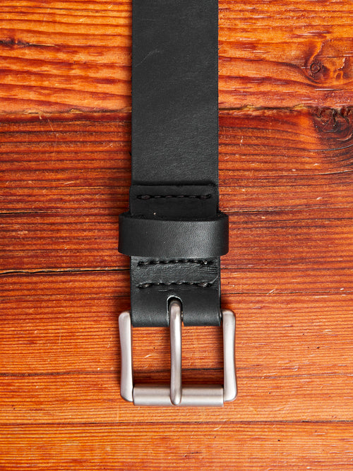 Pioneer Leather Belt in Black