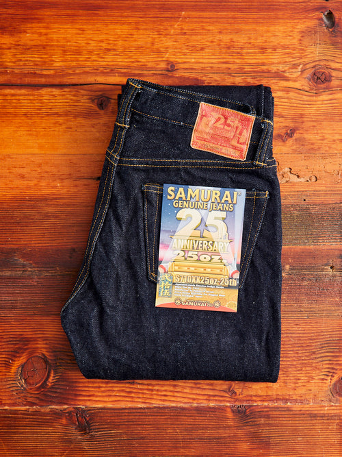 S710XX25oz-25TH "25th Anniversary Limited Edition" 25oz Selvedge Denim - Slim Straight Fit