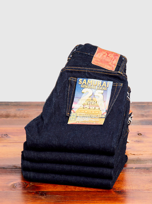 S710XX25oz-25TH "25th Anniversary Limited Edition" 25oz Selvedge Denim - Slim Straight Fit