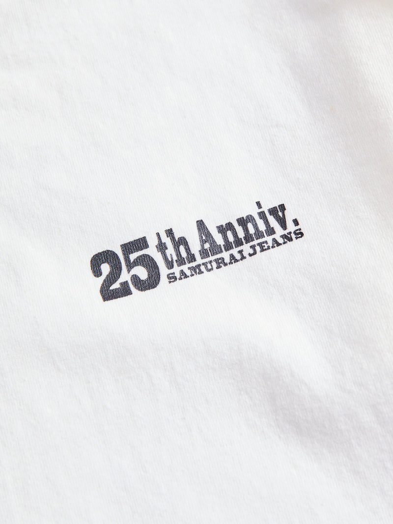 "25th Anniversary" Heavyweight T-Shirt in White