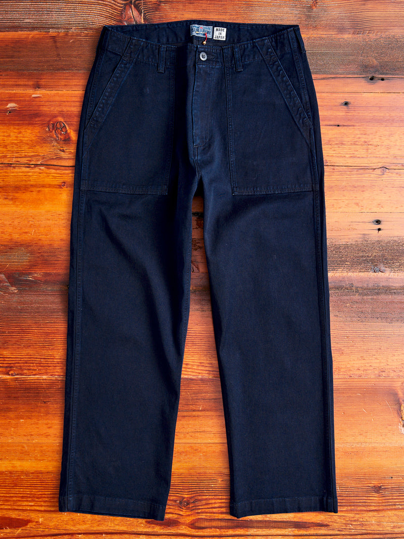 Tencel Twill Fatigue Pants in Indigo