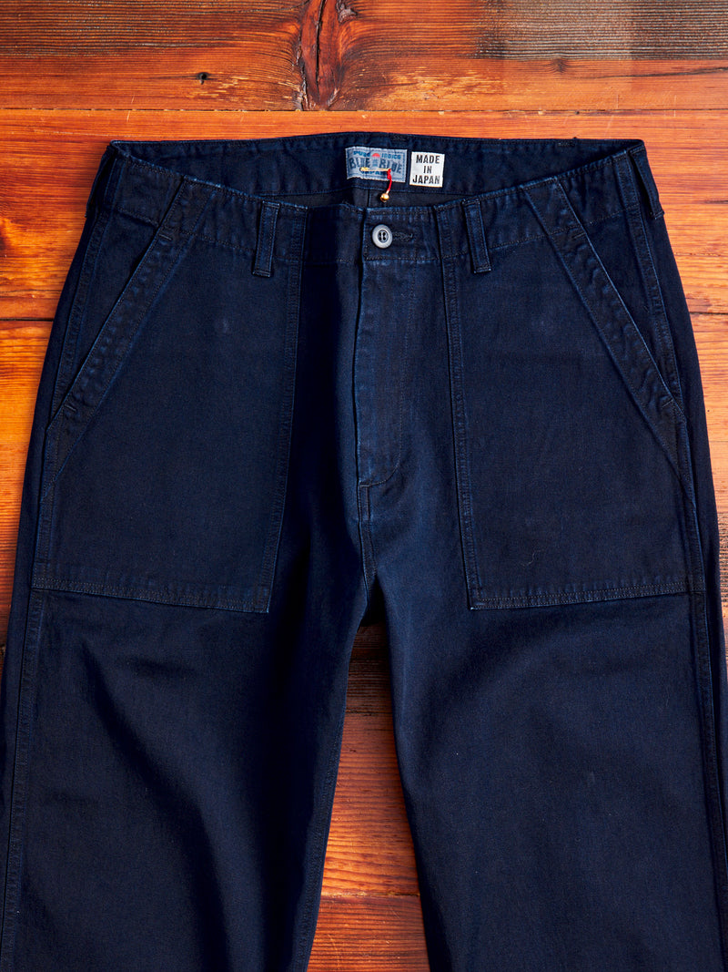 Tencel Twill Fatigue Pants in Indigo