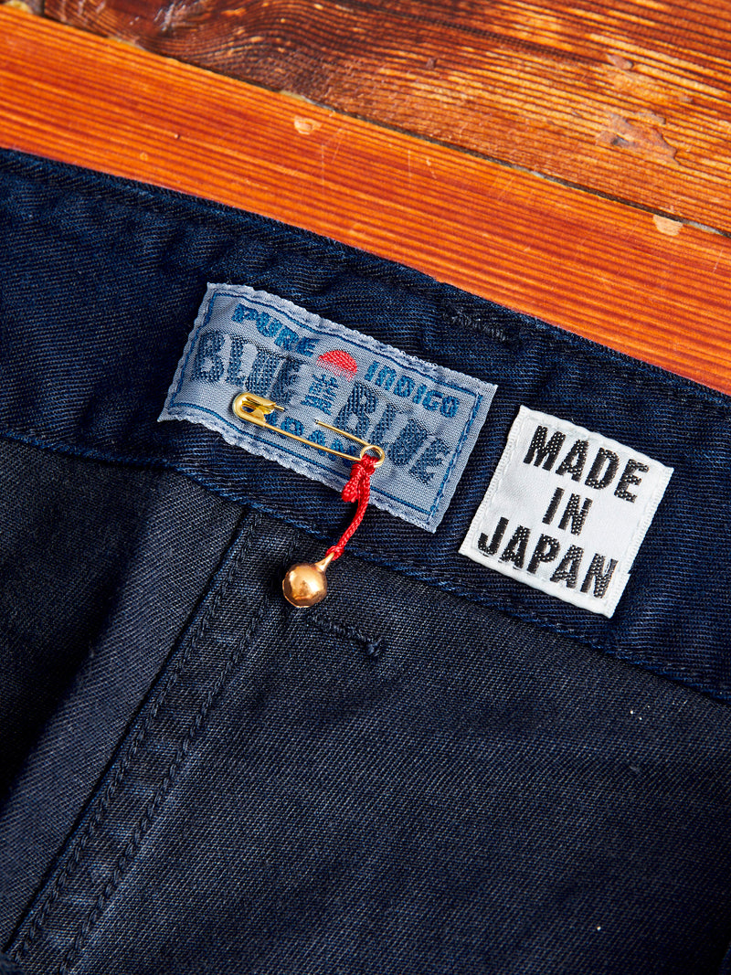 Tencel Twill Fatigue Pants in Indigo