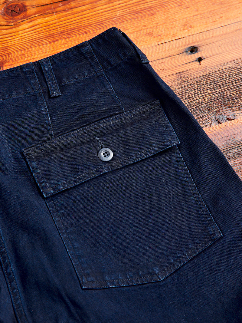 Tencel Twill Fatigue Pants in Indigo