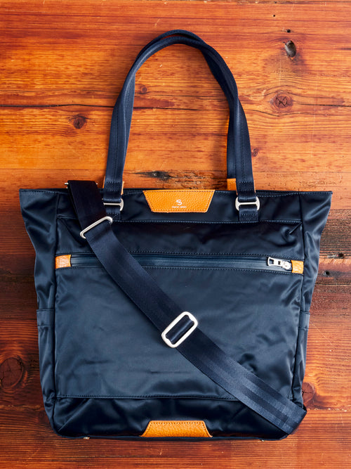 Progress 2way Tote Bag in Navy