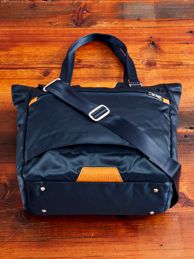 Progress 2way Tote Bag in Navy