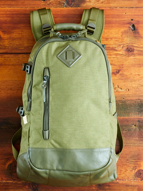 Cordura 20L Backpack in Olive Lambskin