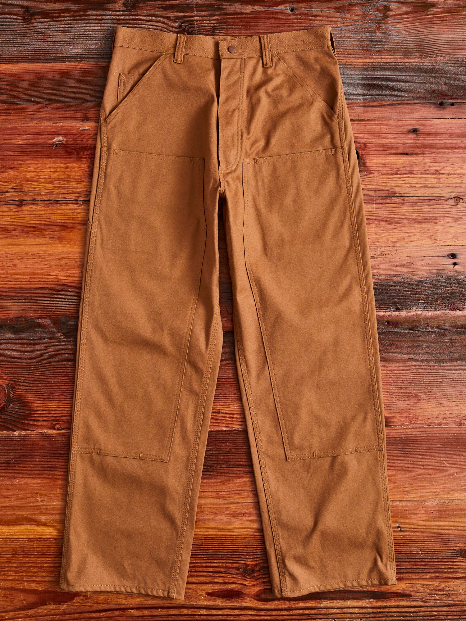 W Sprayer 5 Pants in Brown Duck Canvas