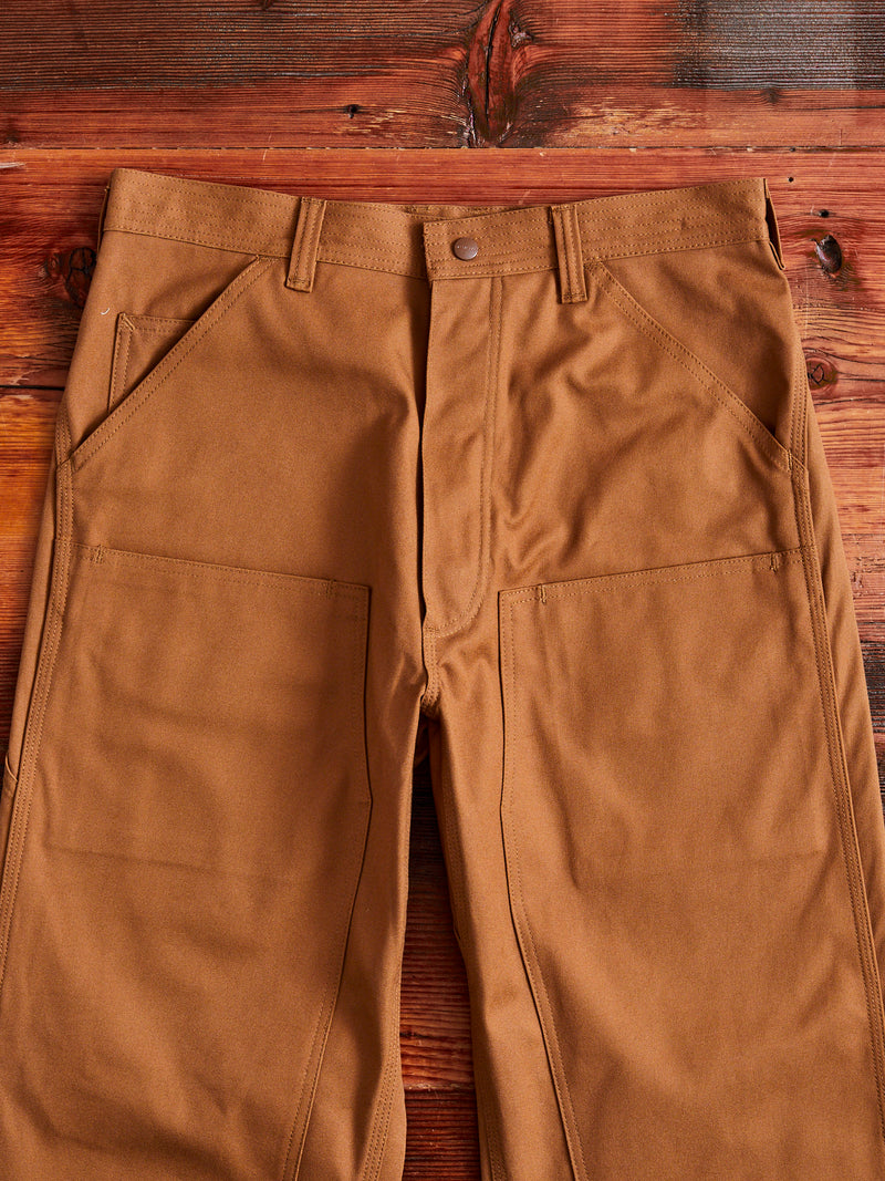 W Sprayer 5 Pants in Brown Duck Canvas