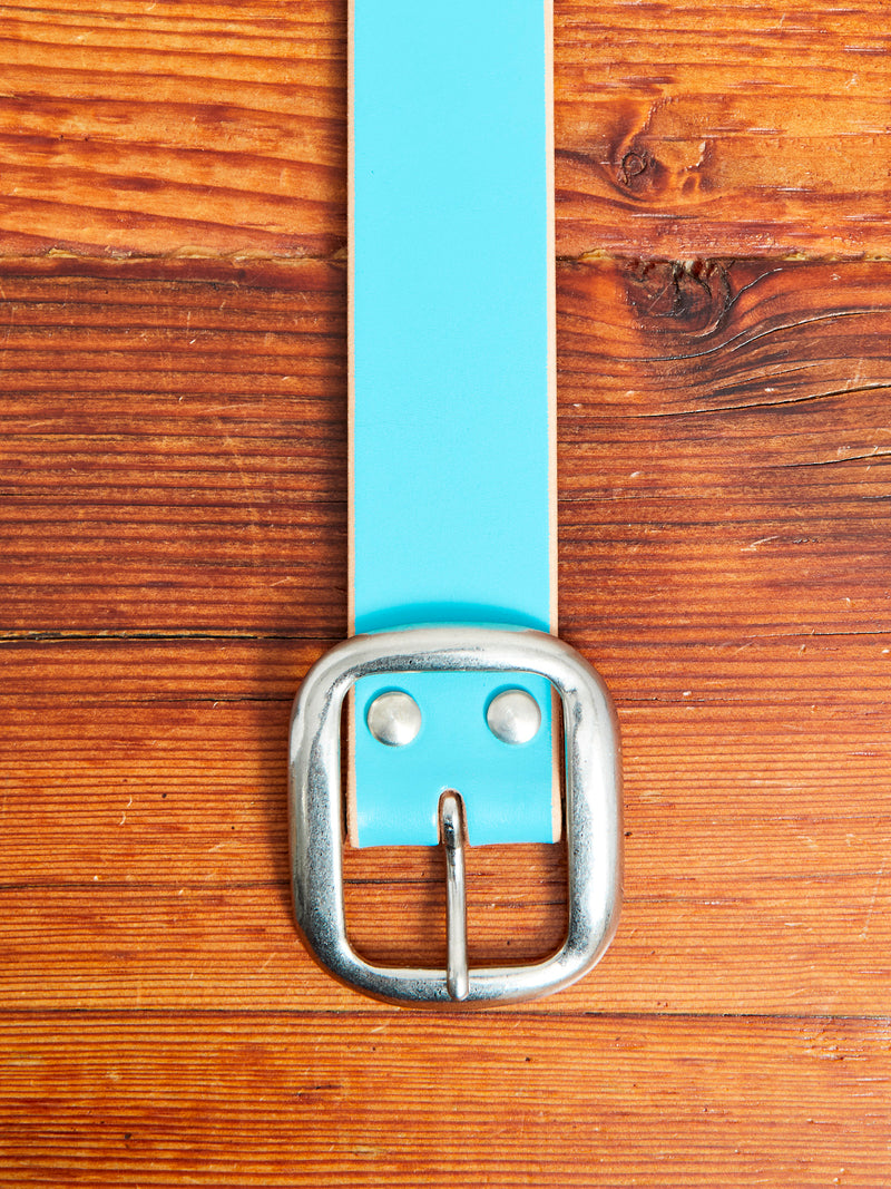 B-87 Leather Belt in Emerald