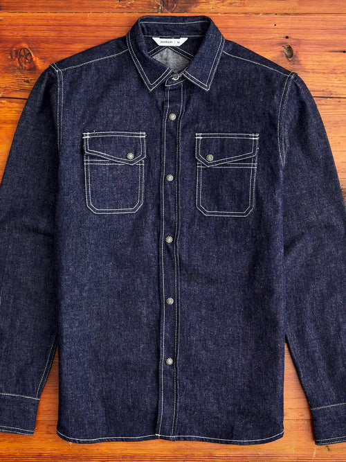 Crosscut Western in Indigo Denim