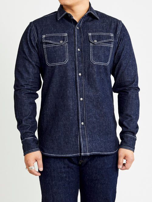 Crosscut Western in Indigo Denim