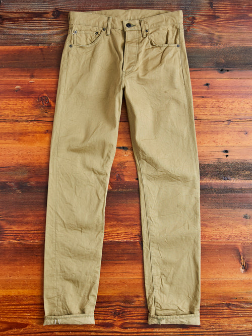 206-BRD Selvedge "British Drill" Katsuragi Pant in Beige