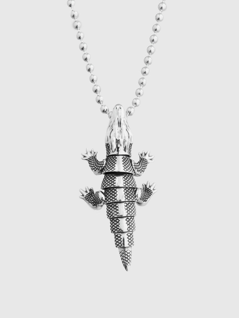 Jiggly Gator in Sterling Silver