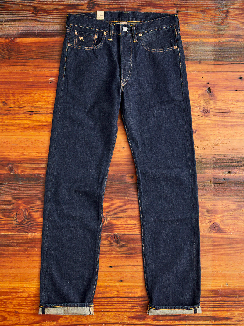 15oz Rinsed Selvedge Denim - Straight Fit