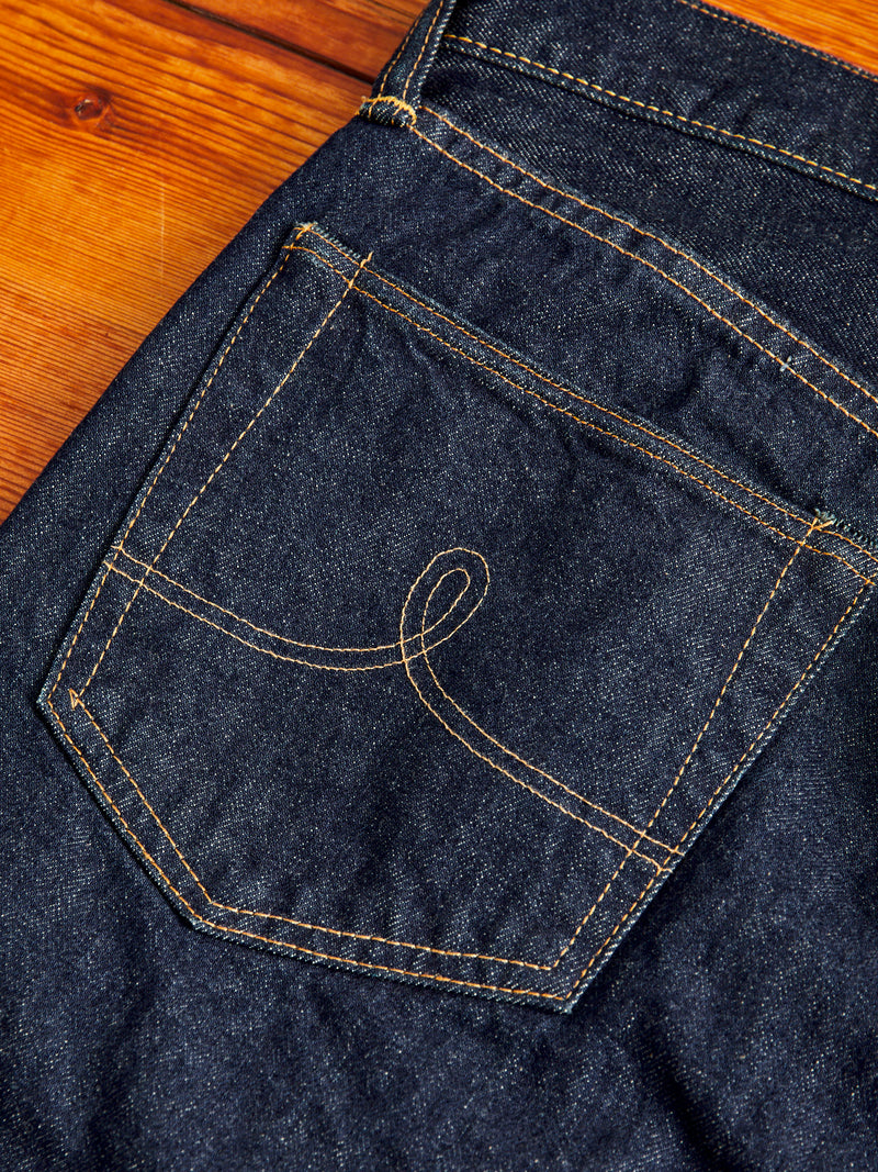 15oz Rinsed Selvedge Denim - Straight Fit