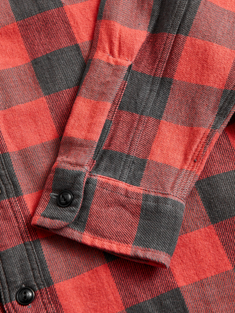 Buffalo Check Work Shirt in Red