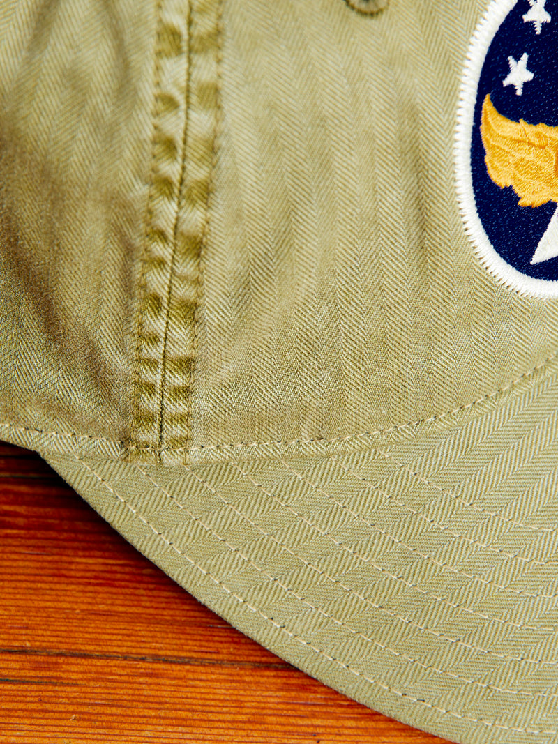 Twill Baseball Cap in Brewster Green