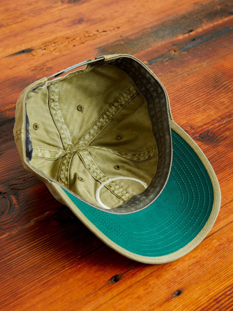 Twill Baseball Cap in Brewster Green