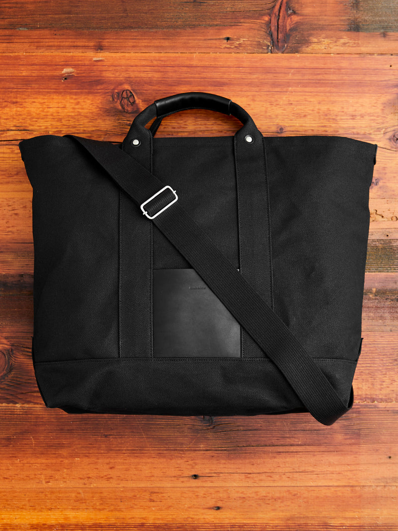 Campus Big Tote Bag in Black