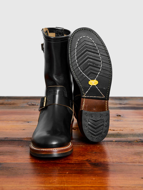 Wabash Engineer Boot in Horween Chromexcel Black