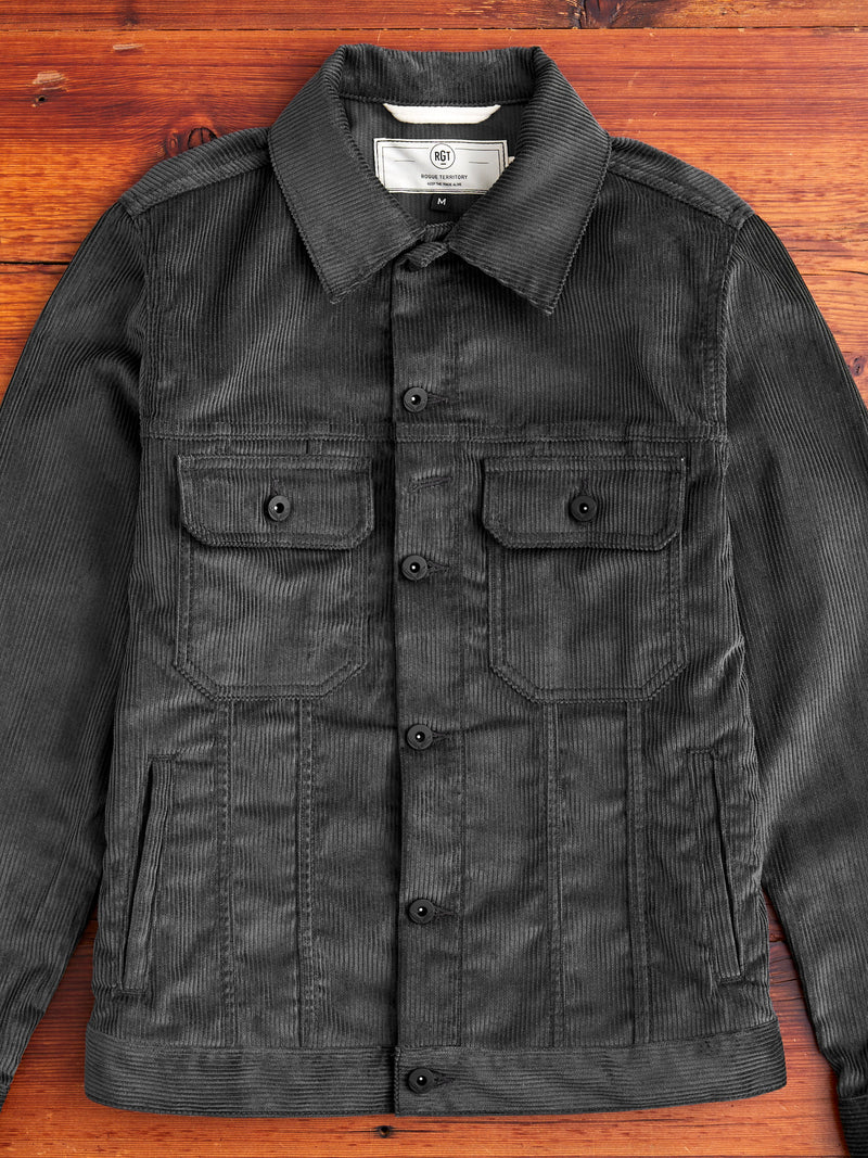 Cruiser Jacket in Grey Corduroy