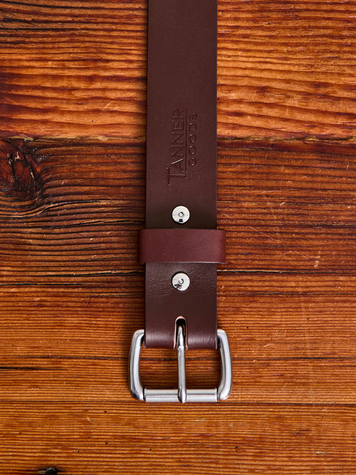 "Standard" 11oz Leather Belt in Cognac