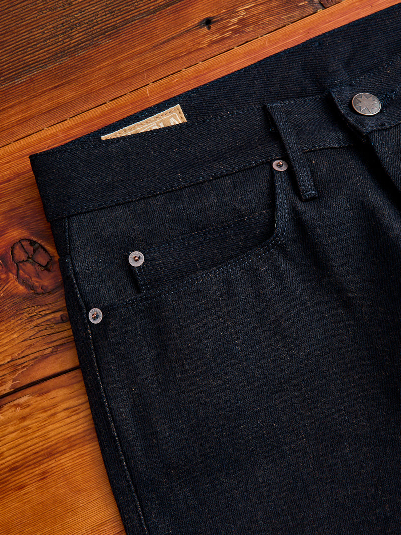 "Portola" 16oz Blue Brown Selvedge Denim - Tapered Fit