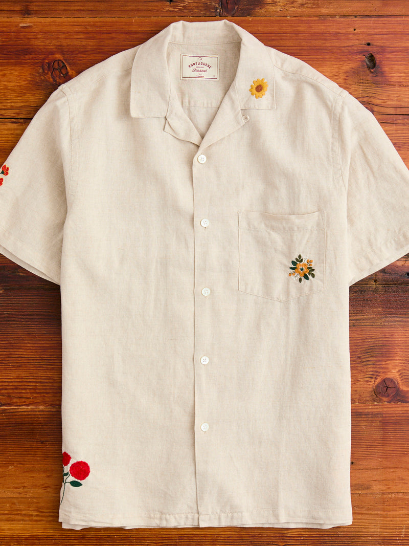 Spring 2 Button-Up Shirt in Ecru