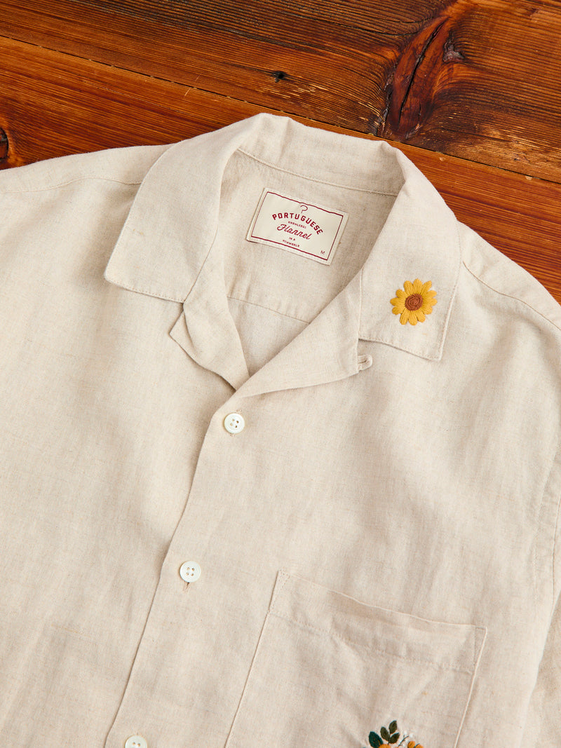 Spring 2 Button-Up Shirt in Ecru