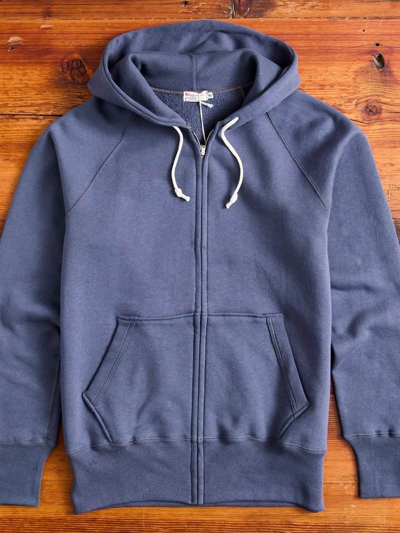 451 Loopwheel Zip Hoodie in Navy