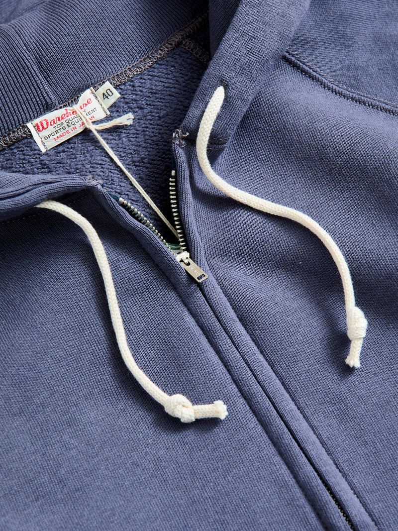 451 Loopwheel Zip Hoodie in Navy