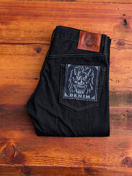 622-14BLK "Indigo Black" 14oz Selvedge Denim - Relaxed Tapered Fit