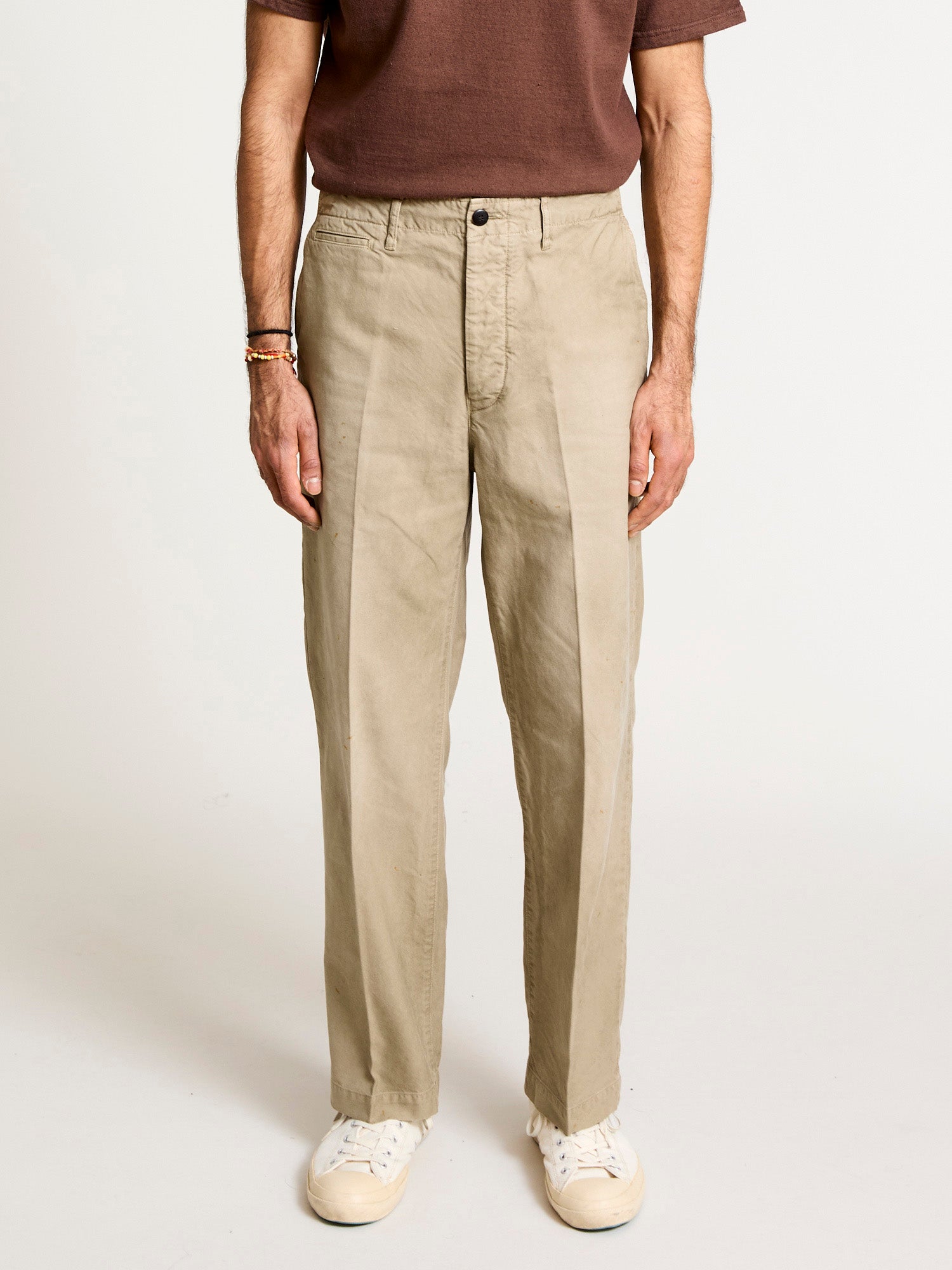 Damaged Field Chino Pants in Beige – Blue Owl Workshop