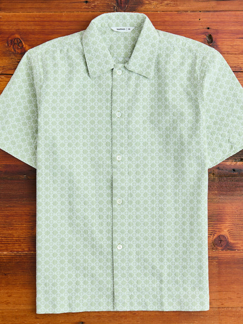 Resort Shirt in Seafoam Rattan