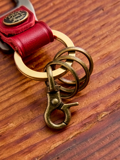 Carabiner Keychain in Red