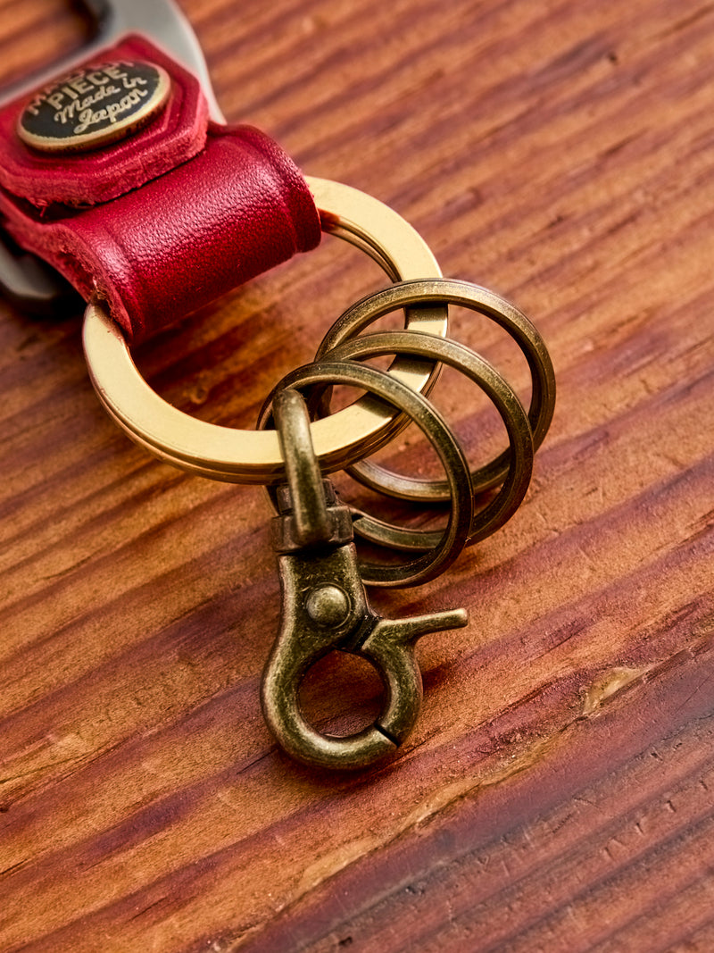 Carabiner Keychain in Red